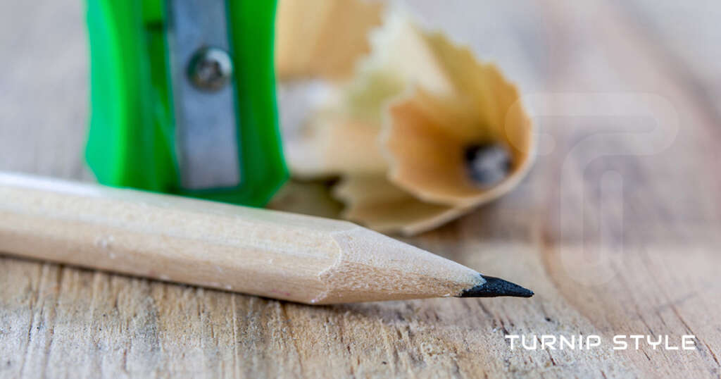 pencil sharpener on desk