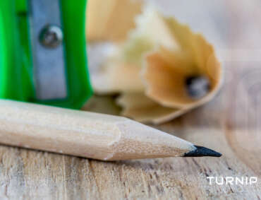 pencil sharpener on desk