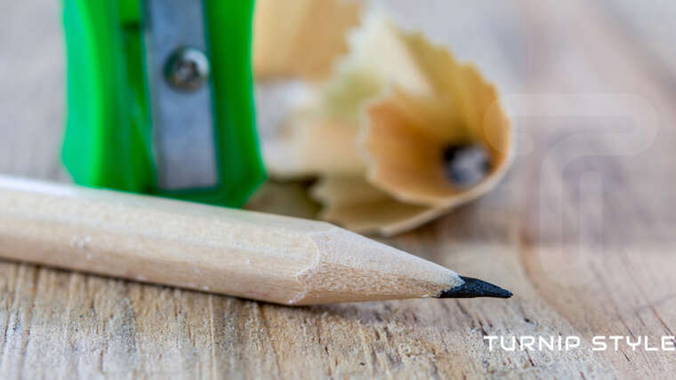 pencil sharpener on desk
