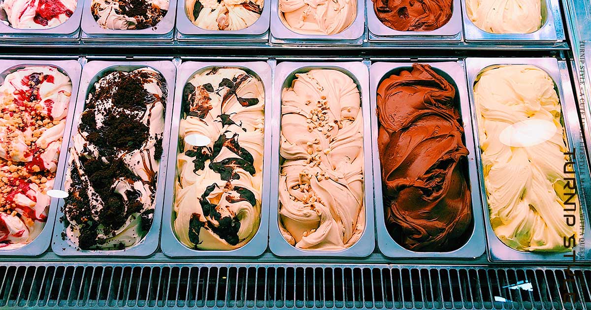 ICE CREAM SELECTION - ISN'T IT FUNNY - TURNIP STYLE