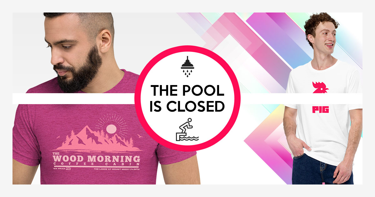 Modesl wearing PINK t-shirts by TURNIP TEEZ