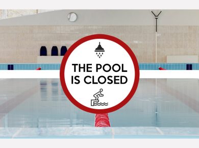 the pool is closed